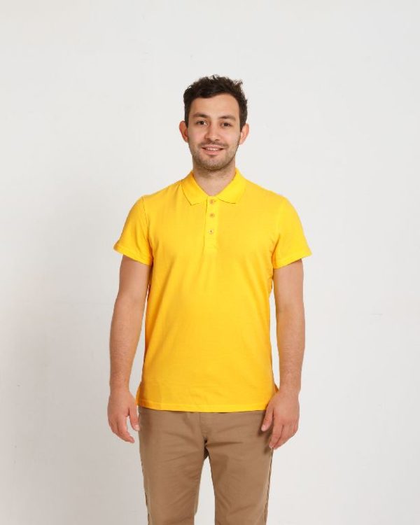 Рубашка поло мужская Желтый