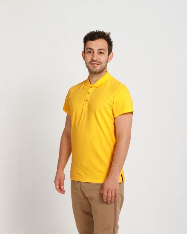 Рубашка поло мужская Желтый
