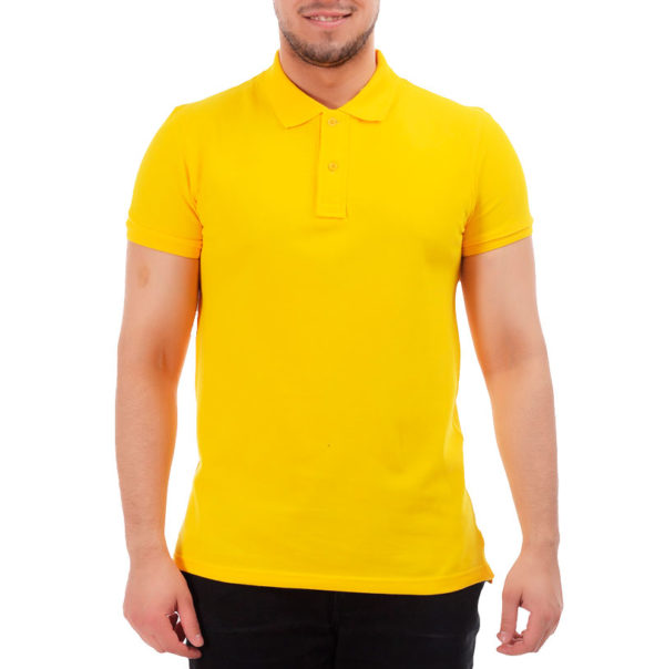 Рубашка поло мужская желтый