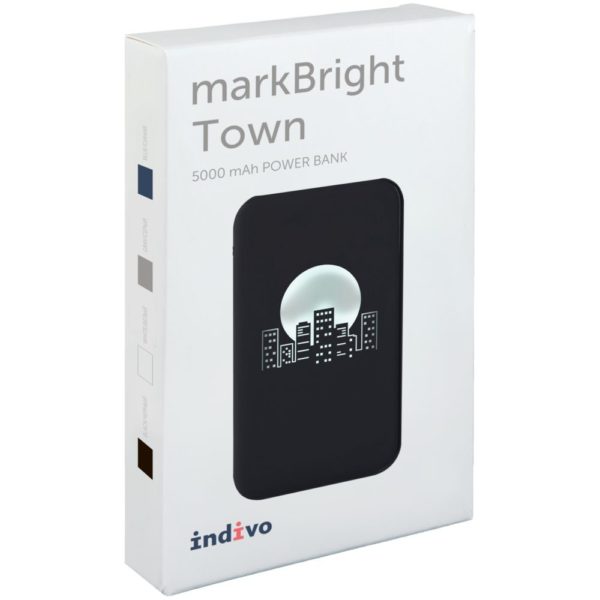 15555.30 6 1000x1000 600x600 - Аккумулятор с подсветкой markBright Town, 5000 мАч, черный
