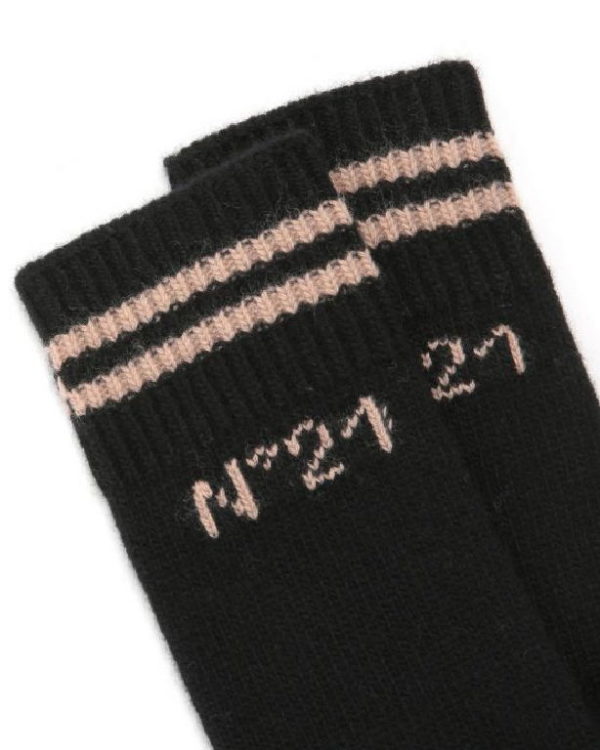Перчатки вязаные с логотипом