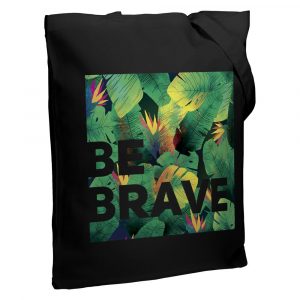 7367.39 7 1000x1000 300x300 - Холщовая сумка «Будь храбрым!», черная